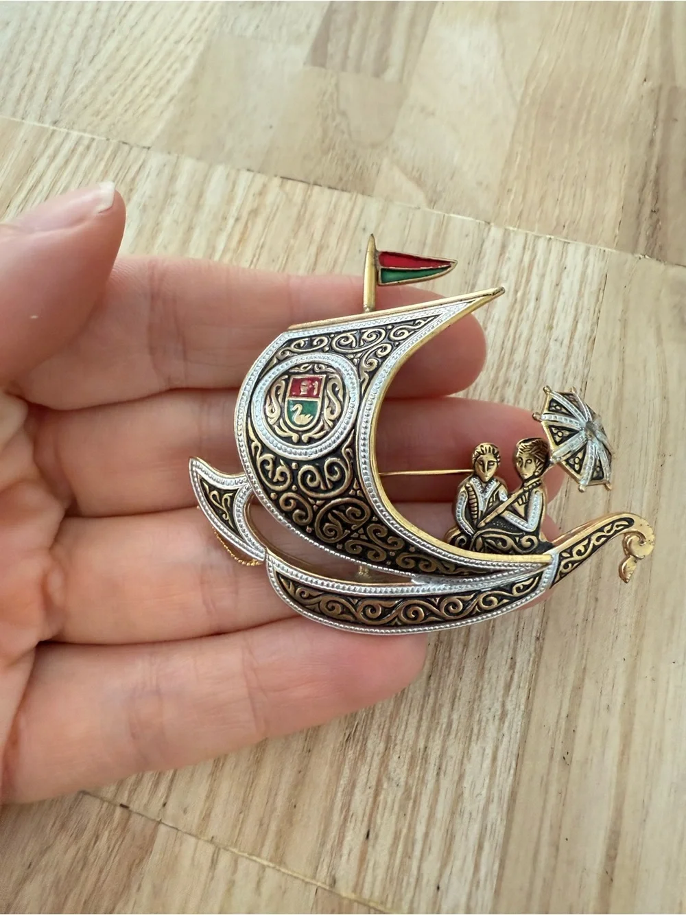 Vintage spanish damascene